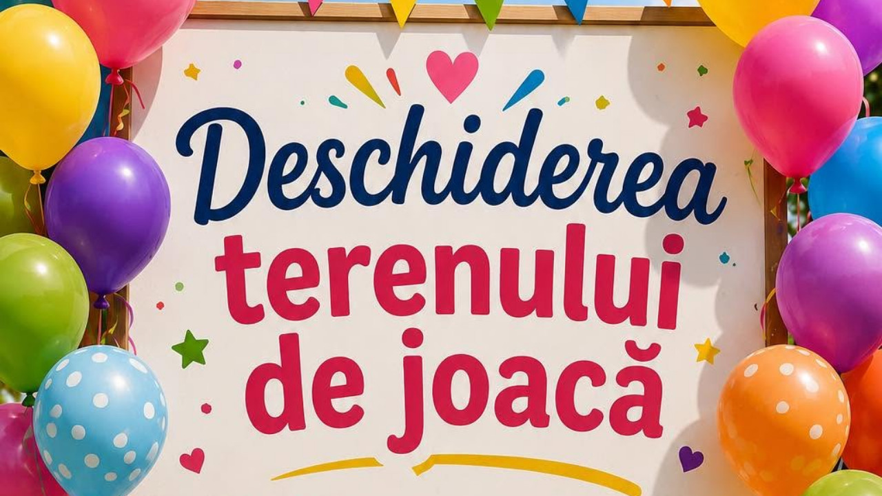 DESCHIDEREA  TERENULUI  DE  JOACĂ  PENTRU  COPII